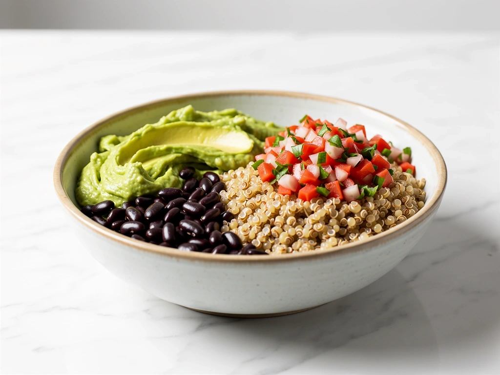 Nutrición balanceada con frutas y vegetales